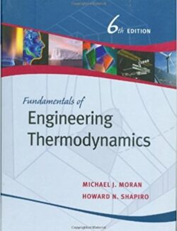 thermodynamics fundamentals of engineering thermodynamics moran and shapiro 6th ed