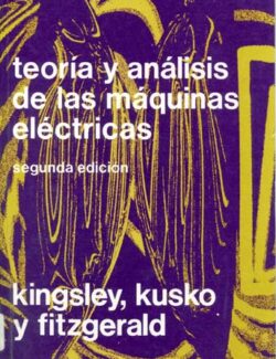 teoria y analisis de las maquinas electricas fitzgerald 2da edicion