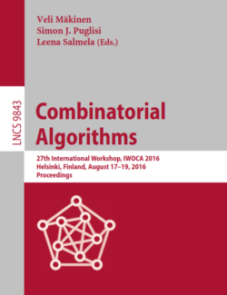 combinatorial algorithms veli makinen simon j puglisi leena salmela 27th edition