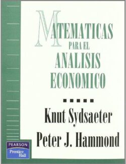 matematicas para el analisis economico knut sydsaeter