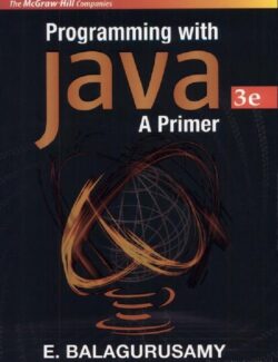 Programación con Java –  E. Balagurusamy – 3ra Edición