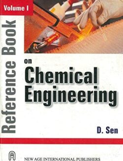 reference book on chemical engineering v ii d sen 1st edition
