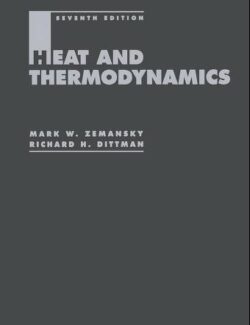 heat and thermodynamics m zemansky r dittman 7ed