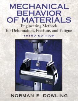 mechanical behavior of materials norman e dowling 3rd edition
