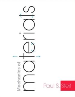 mechanics of materials paul s steif 1st edition