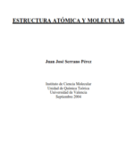 estructura atomica y molecular juan jose serrano 1ra edicion 1