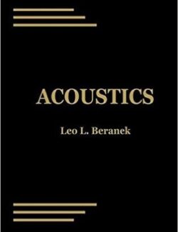 acoustic measurement leo l beranek 1st edition 1