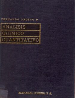 Análisis Químico Cuantitativo – Fernando Orozco – 1ra Edición