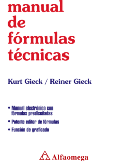 Manual de Fórmulas Técnicas – Kurt Gieck, Reiner Gieck – 1ra Edición