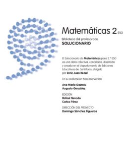 Matemáticas 2 ESO – Ana María Gaztelu, Augusto González – 1ra Edición