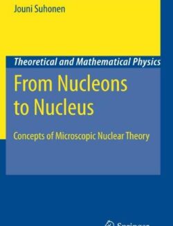 from nucleons to nucleus jouni suhonen 1st edition