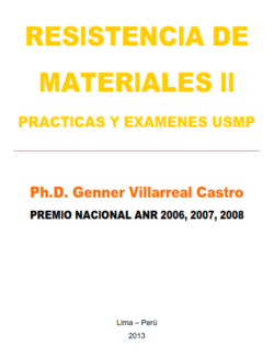 Resistencia de Materiales II Prácticas y Exámenes USMP – Genner Villarreal Castro – 1ra Edición