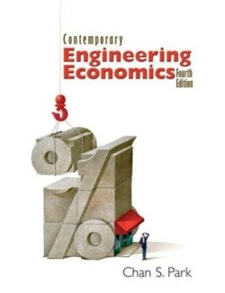 contemporary engineering economics chan s park 4th edition