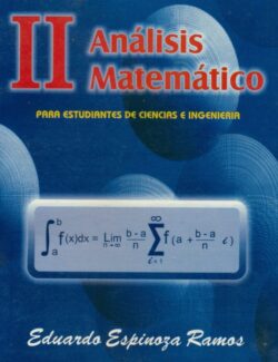 analisis matematico ii eduardo espinoza ramos 1ra edicion