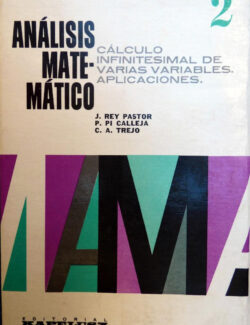 Análisis Matemático, Vol. 2 – Julio Rey Pastor – 1ra Edición