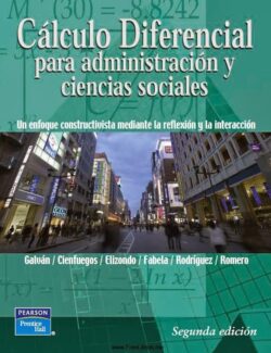 Cálculo Diferencial para Administración y Ciencias Sociales – Delia Galván – 2da Edición