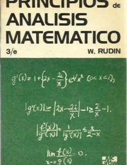 Principios de Análisis Matemático – Walter Rudin – 3ra Edición
