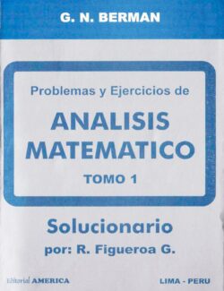 Problemas y Ejercicios de Análisis Matemático Vol. 1 – G. N. Berman – 6ta Edición