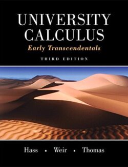 University Calculus: Early Transcendentals – George B. Thomas – 3rd Edition