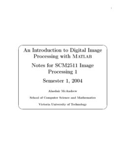 an introduction to digital image processing with matlab alasdair mcandrew