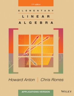 elementary linear algebra howard anton chris rorres 11th edition
