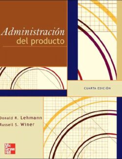 administracion del producto donald r lehmann russell s winer 4ta edicion