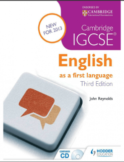 cambridge igcse english as a first language john rynolds 3rd edition