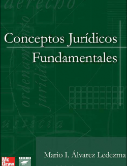 conceptos juridicos fundamentales mario i alvarez ledesma 1ra edicion