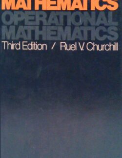 Operational Mathematics – Ruel V. Churchill – 3rd Edition