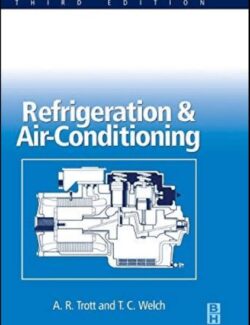 refrigeration air conditioning a r trott t c welch 3rd edition