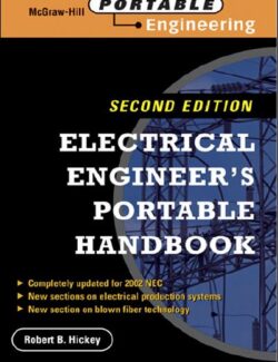 Electrical Engineer’s Portable Handbook – Hickey Robert B. – 2nd Edition