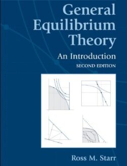 general equilibrium theory ross m starr 2nd edition
