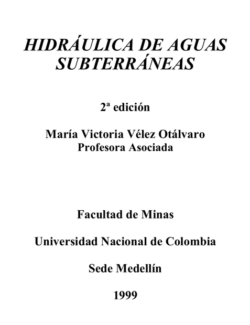 Hidráulica de Aguas Subterráneas – María Victoria Vélez – 2da Edición