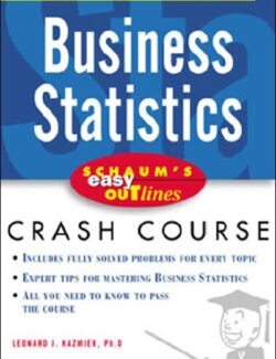 schaums easy outline of business statistics leonard j kazmier 1ra edition